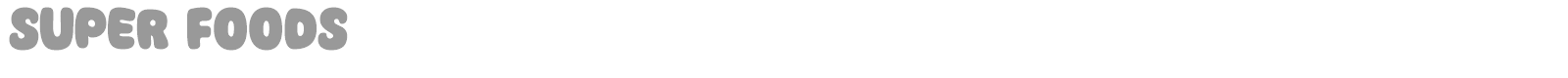 Super Foods font preview